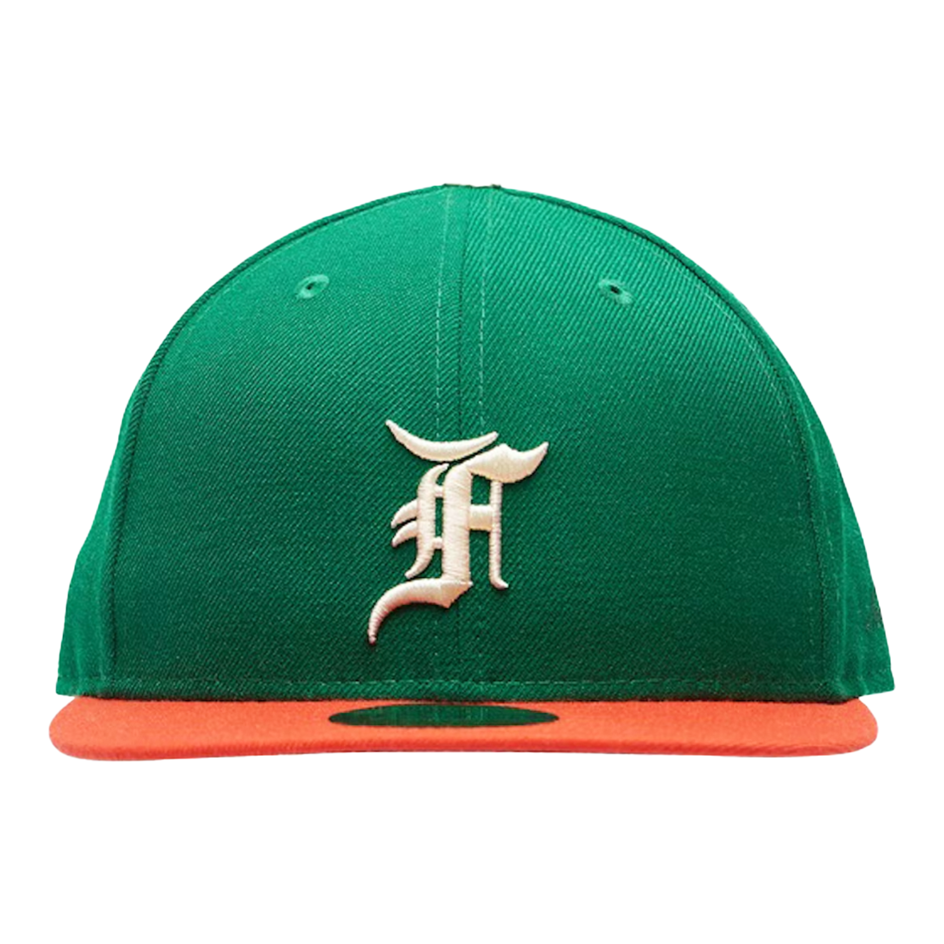 Fear of God Essentials New Era Fitted Cap ''Green/Orange/White